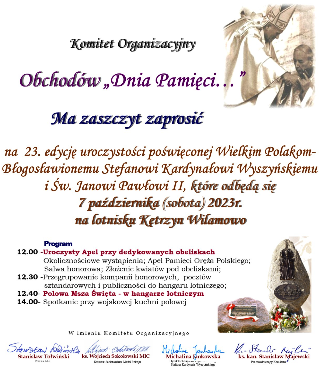 Dzień pamięci Kardynała Wyszyńskiego na Mazurach